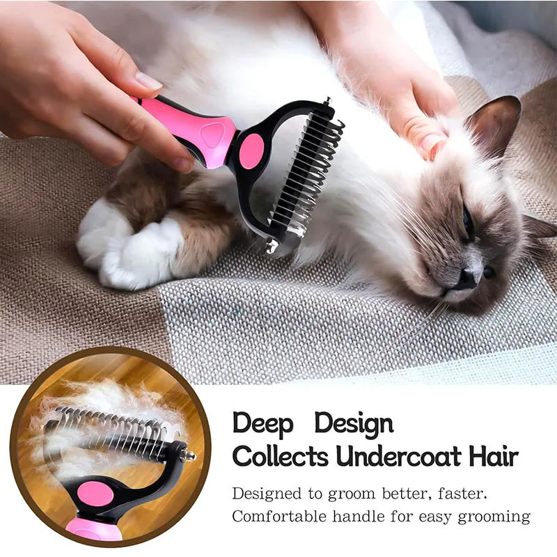 Brosse démêlante autonettoyante