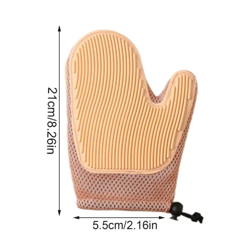 Gant de toilettage double face