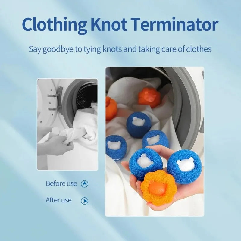 Boules anti-poils pour lave-linge
