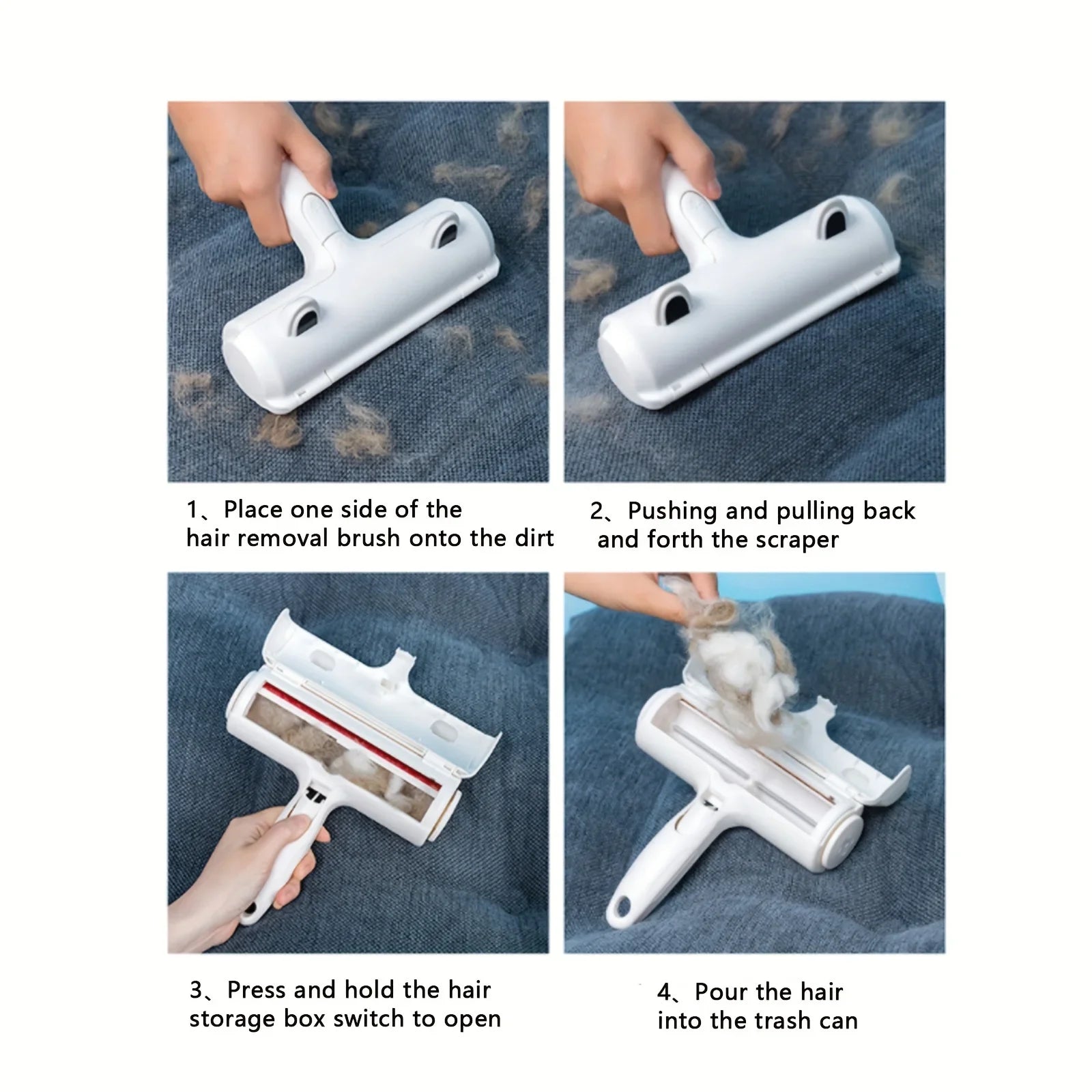 Grand rouleau anti-poils