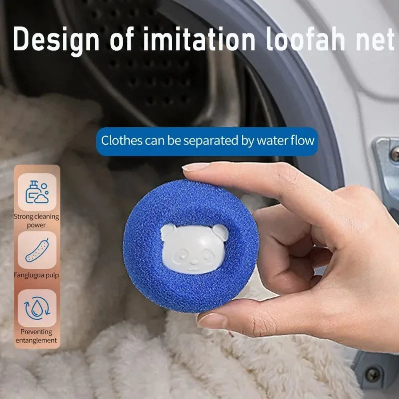 Boules anti-poils pour lave-linge